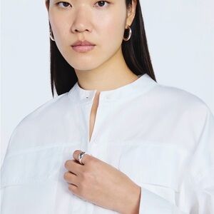 Elegant White Women's Blouse